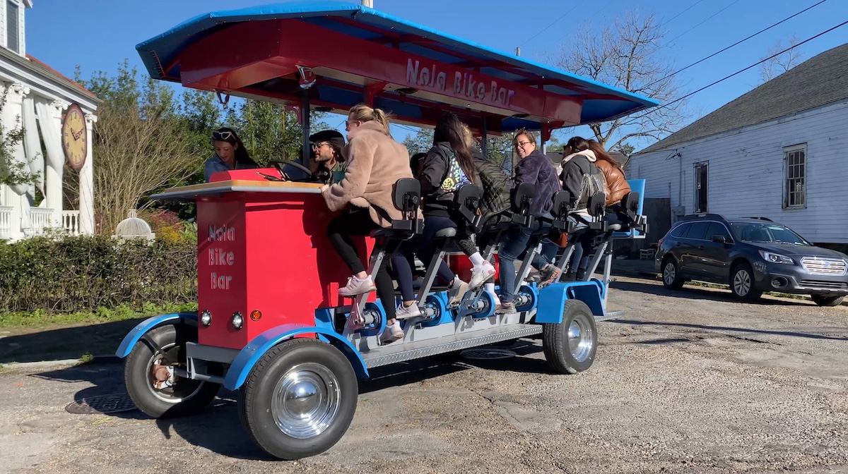 Shops brewery bike tour